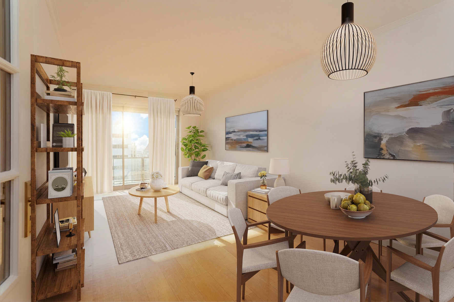 Praça de Espanha | T1 c/ estacionamento e varanda em Edf. de prestígio